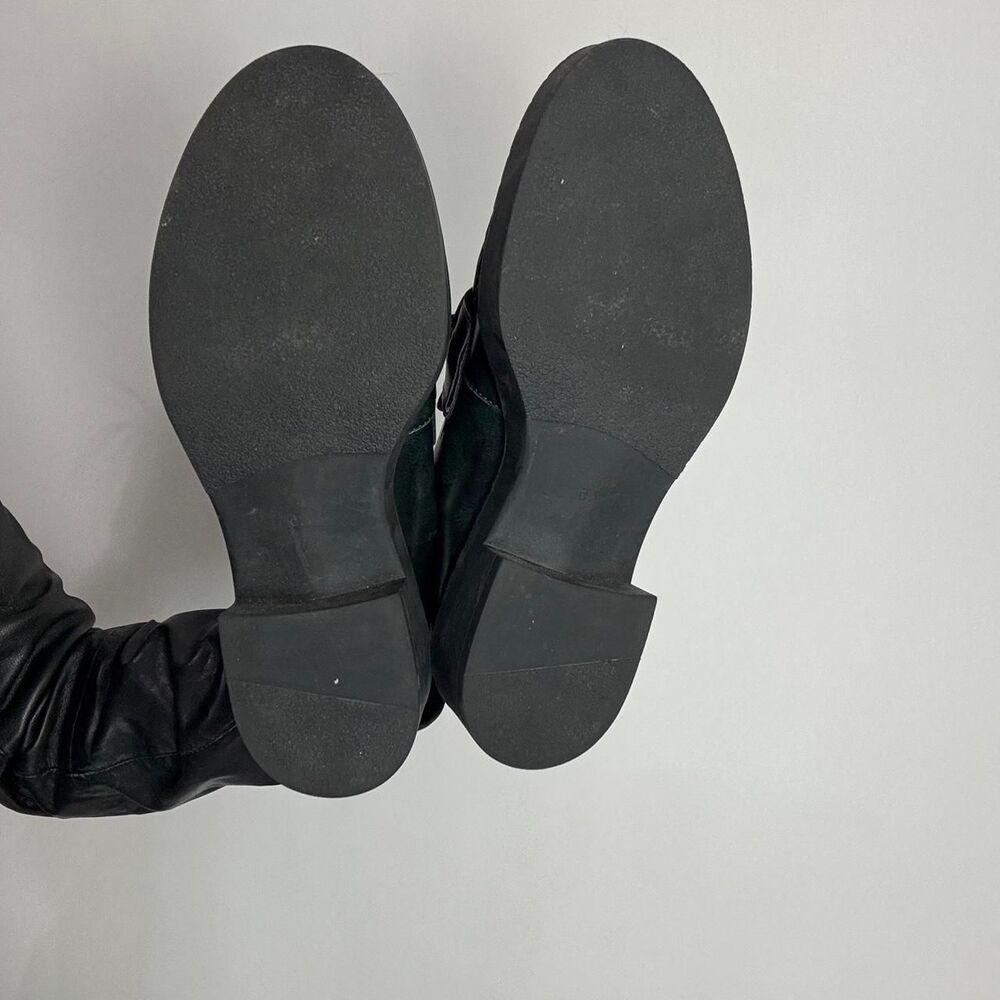 Jeffrey Campbell Portina Black and Green Platform Loafer - Picture 4 of 5